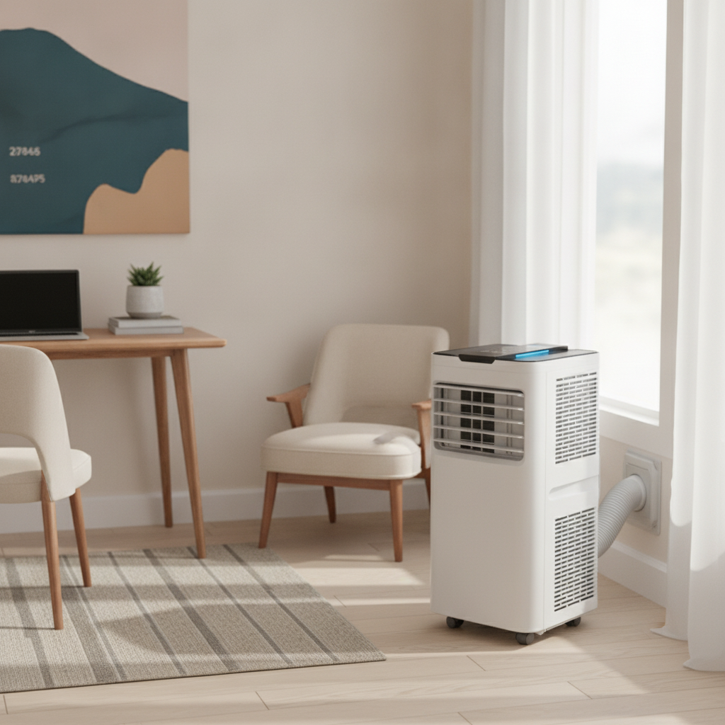 Climatiseur mobile 12000 BTU avec pompe à chaleur